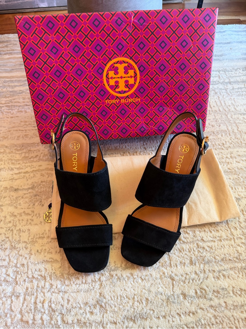 Tory Burch Shelby 75mm Block Heel Sandal